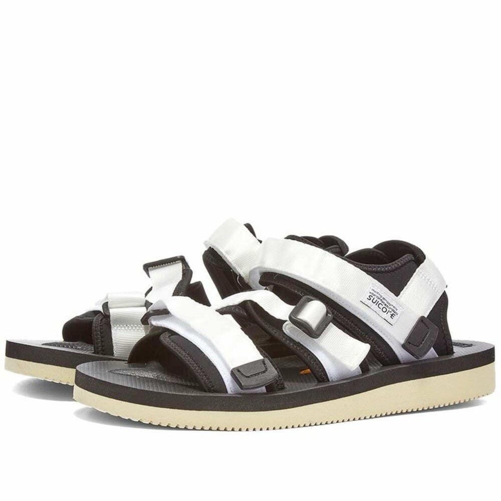 suicoke KISEE-V Men's Size 9 Sandals OG-044V White Black Vibram NEW
